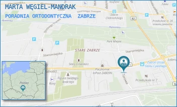 PORADNIA ORTODONTYCZNA - MARTA WĘGIEL-MANDRAK - WOLNOŚCI 209/2,  ZABRZE