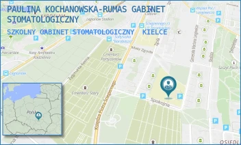 SZKOLNY GABINET STOMATOLOGICZNY - PAULINA KOCHANOWSKA-RUMAS GABINET STOMATOLOGICZNY - GENERAŁA MARIANA LANGIEWICZA 18,  KIELCE