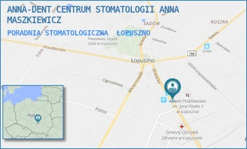 PORADNIA STOMATOLOGICZNA - ANNA-DENT CENTRUM STOMATOLOGII ANNA MASZKIEWICZ - STRAŻACKA 5,  ŁOPUSZNO