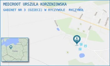 GABINET NR 3 (DZIECI) W RYCZYWOLE - MEDIROOT URSZULA KORZENIOWSKA - SZKOLNA 1,  RYCZYWÓŁ