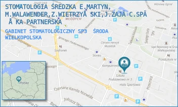 GABINET STOMATOLOGICZNY SP3 - STOMATOLOGIA ŚREDZKA E.MARTYN, M.WALAWENDER,Z.WIETRZYŃSKI,J.ZAJĄC.SPÓŁKA PARTNERSKA - 20 PAŹDZIERNIKA 2,  ŚRODA WIELKOPOLSKA