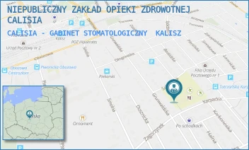 CALISIA - GABINET STOMATOLOGICZNY - NIEPUBLICZNY ZAKŁAD OPIEKI ZDROWOTNEJ CALISIA - KARPACKA 3,  KALISZ