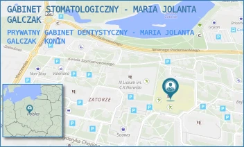 PRYWATNY GABINET DENTYSTYCZNY - MARIA JOLANTA GALCZAK - GABINET STOMATOLOGICZNY - MARIA JOLANTA GALCZAK - SZELIGOWSKIEGO 5,  KONIN