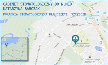 PORADNIA STOMATOLOGICZNA DLA DZIECI - GABINET STOMATOLOGICZNY DR N.MED. KATARZYNA BARCZAK - ZŁOTOWSKA 86,  SZCZECIN