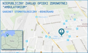 GABINET STOMATOLOGICZNY - NIEPUBLICZNY ZAKŁAD OPIEKI ZDROWOTNEJ "AMBULATORIUM" - MICKIEWICZA 6 B,  BIAŁOGARD