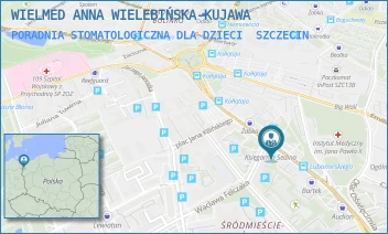 PORADNIA STOMATOLOGICZNA DLA DZIECI - WIELMED ANNA WIELEBIŃSKA-KUJAWA - WYZWOLENIA 95,  SZCZECIN
