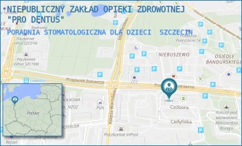 PORADNIA STOMATOLOGICZNA DLA DZIECI - NIEPUBLICZNY ZAKŁAD OPIEKI ZDROWOTNEJ "PRO DENTUS" - PRZYJACIÓŁ ŻOŁNIERZA 55/1,  SZCZECIN