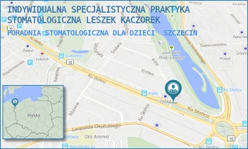 PORADNIA STOMATOLOGICZNA DLA DZIECI - INDYWIDUALNA SPECJALISTYCZNA PRAKTYKA STOMATOLOGICZNA LESZEK KACZOREK - KRĘTA 36/2,  SZCZECIN