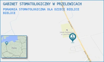 PORADNIA STOMATOLOGICZNA DLA DZIECI BIELICE - GABINET STOMATOLOGICZNY W PRZELEWICACH - JANA PAWŁA II 34A,  BIELICE