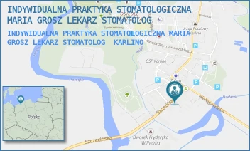 INDYWIDUALNA PRAKTYKA STOMATOLOGICZNA MARIA GROSZ LEKARZ STOMATOLOG - INDYWIDUALNA PRAKTYKA STOMATOLOGICZNA MARIA GROSZ LEKARZ STOMATOLOG - SZCZECIŃSKA 3,  KARLINO
