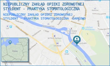 NIEPUBLICZNY ZAKŁAD OPIEKI ZDROWOTNEJ STYLDENT - PRAKTYKA STOMATOLOGICZNA - NIEPUBLICZNY ZAKŁAD OPIEKI ZDROWOTNEJ STYLDENT - PRAKTYKA STOMATOLOGICZNA - M.C. SKŁODOWSKIEJ 32,  DARŁOWO