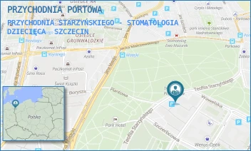 PRZYCHODNIA STARZYŃSKIEGO - STOMATOLOGIA DZIECIĘCA - PRZYCHODNIA PORTOWA - TEOFILA STARZYŃSKIEGO 9,  SZCZECIN