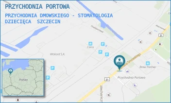 PRZYCHODNIA DMOWSKIEGO - STOMATOLOGIA DZIECIĘCA - PRZYCHODNIA PORTOWA - ROMANA DMOWSKIEGO 54/1,  SZCZECIN