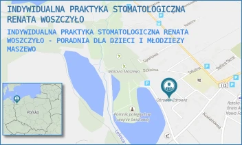 INDYWIDUALNA PRAKTYKA STOMATOLOGICZNA RENATA WOSZCZYŁO - PORADNIA DLA DZIECI I MŁODZIEZY - INDYWIDUALNA PRAKTYKA STOMATOLOGICZNA RENATA WOSZCZYŁO - KILIŃSKIEGO 5,  MASZEWO