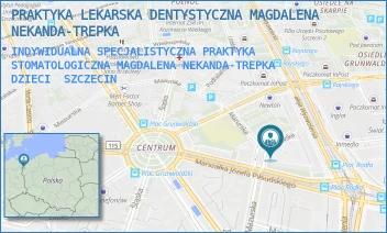 INDYWIDUALNA SPECJALISTYCZNA PRAKTYKA STOMATOLOGICZNA MAGDALENA NEKANDA-TREPKA DZIECI - PRAKTYKA LEKARSKA DENTYSTYCZNA MAGDALENA NEKANDA-TREPKA - KUJAWSKA 5/6/9A,  SZCZECIN