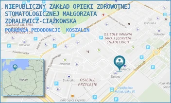 PORADNIA PEDODONCJI - NIEPUBLICZNY ZAKŁAD OPIEKI ZDROWOTNEJ STOMATOLOGICZNEJ MAŁGORZATA ZDRALEWICZ-CIĄŻKOWSKA - KOŁŁĄTAJA 1C/H,  KOSZALIN