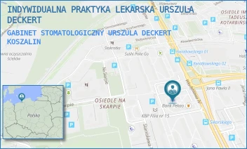 GABINET STOMATOLOGICZNY URSZULA DECKERT - INDYWIDUALNA PRAKTYKA LEKARSKA URSZULA DECKERT - SIKORSKIEGO 2"O",  KOSZALIN