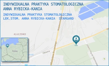 INDYWIDUALNA PRAKTYKA STOMATOLOGICZNA LEK.STOM. ANNA RYBICKA-KANIA - INDYWIDUALNA PRAKTYKA STOMATOLOGICZNA ANNA RYBICKA-KANIA - GŁÓWNA 2,  STARGARD