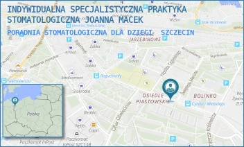 PORADNIA STOMATOLOGICZNA DLA DZIECI - INDYWIDUALNA SPECJALISTYCZNA PRAKTYKA STOMATOLOGICZNA JOANNA MACEK - MARCINA 1/2,  SZCZECIN