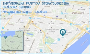 PORADNIA DLA DZIECI - INDYWIDUALNA PRAKTYKA STOMATOLOGICZNA GRZEGORZ SZPONAR - ŚW. DUCHA 5A/6,  SZCZECIN