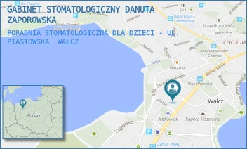 PORADNIA STOMATOLOGICZNA DLA DZIECI - UL. PIASTOWSKA - GABINET STOMATOLOGICZNY DANUTA ZAPOROWSKA - PIASTOWSKA 2-4/1,  WAŁCZ