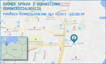 PORADNIA STOMATOLOGICZNA DLA DZIECI - EVOMED SPÓŁKA Z OGRANICZONA ODPOWIEDZIALNOŚCIĄ - STANISŁAWA DUBOIS 27,  SZCZECIN