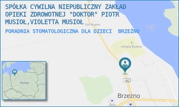 PORADNIA STOMATOLOGICZNA DLA DZIECI - SPÓŁKA CYWILNA NIEPUBLICZNY ZAKŁAD OPIEKI ZDROWOTNEJ "DOKTOR" PIOTR MUSIOŁ,VIOLETTA MUSIOŁ - BRZEŻNO 19,  BRZEŻNO