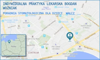 PORADNIA STOMATOLOGICZNA DLA DZIECI - INDYWIDUALNA PRAKTYKA LEKARSKA BOGDAN WOŹNIAK - KOŚCIUSZKI 2/5,  WAŁCZ