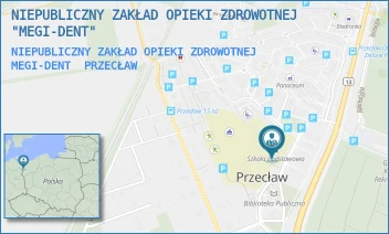 NIEPUBLICZNY ZAKŁAD OPIEKI ZDROWOTNEJ MEGI-DENT - NIEPUBLICZNY ZAKŁAD OPIEKI ZDROWOTNEJ "MEGI-DENT" - 27A,  PRZECŁAW