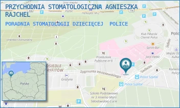 PORADNIA STOMATOLOGII DZIECIĘCEJ - PRZYCHODNIA STOMATOLOGICZNA AGNIESZKA RAJCHEL - SIEDLECKA 2A,  POLICE