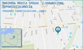 PORADNIA STOMATOLOGICZNA - MARIPOSA MEDICA SPÓŁKA  Z OGRANICZONĄ ODPOWIEDZIALNOŚCIĄ - RÓŻANA 11/U7,  ZĄBKI