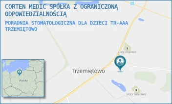 PORADNIA STOMATOLOGICZNA DLA DZIECI TR-AAA - CORTEN MEDIC SPÓŁKA Z OGRANICZONĄ ODPOWIEDZIALNOŚCIĄ - 2,  TRZEMIĘTOWO
