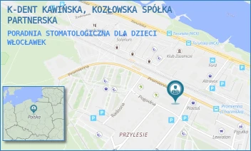 PORADNIA STOMATOLOGICZNA DLA DZIECI - K-DENT KAWIŃSKA, KOZŁOWSKA SPÓŁKA PARTNERSKA - PROMIENNA 15,  WŁOCŁAWEK