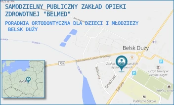 PORADNIA ORTODONTYCZNA DLA DZIECI I MŁODZIEZY - SAMODZIELNY PUBLICZNY ZAKŁAD OPIEKI ZDROWOTNEJ "BELMED" - SZKOLNA 4,  BELSK DUŻY