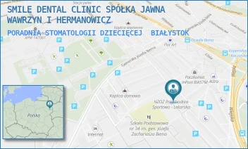 PORADNIA STOMATOLOGII DZIECIĘCEJ - SMILE DENTAL CLINIC SPÓŁKA JAWNA WAWRZYN I HERMANOWICZ - POGODNA 4C/U10,  BIAŁYSTOK