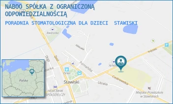PORADNIA STOMATOLOGICZNA DLA DZIECI - NABOO SPÓŁKA Z OGRANICZONĄ ODPOWIEDZIALNOŚCIĄ - POLOWA 12,  STAWISKI