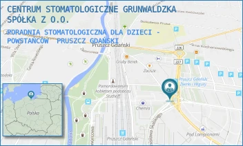PORADNIA STOMATOLOGICZNA DLA DZIECI - POWSTAŃCÓW - CS CENTRUM STOMATOLOGICZNE SPÓŁKA Z O.O. - UL. POWSTAŃCÓW WARSZAWY 22/1,  PRUSZCZ GDAŃSKI