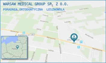 PORADNIA ORTODONTYCZNA - WARSAW MEDICAL GROUP SP. Z O.O. - SŁONECZNA 314H,  LESZNOWOLA
